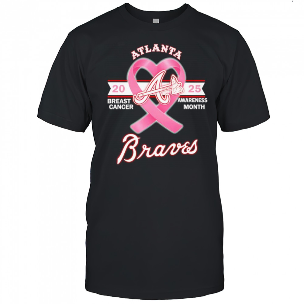 2025 Breast Cancer Awareness Month Atlanta Braves shirt