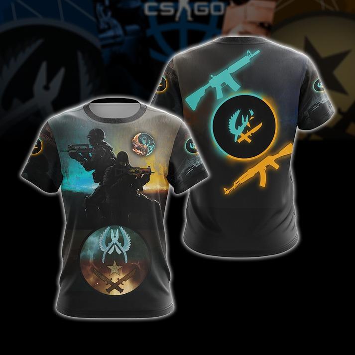 Counter-Strike Global Offensive Unisex 3D T-shirt
