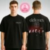 Deftones UK Arena Tour Poster Featuring Full Band Portrait And Minimalist Black Red Gradient Design For February 2026 Shows Two Sides Unisex T-Shirt