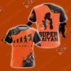 Dragon Ball Super Saiyan Unisex 3D T-shirt