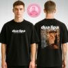 Dua Lipa Radical Optimism Tour Poster Featuring Sparkling Glamour Portrait For 2024 North America Shows With Special Guest CIL Two Sides Unisex T-Shirt