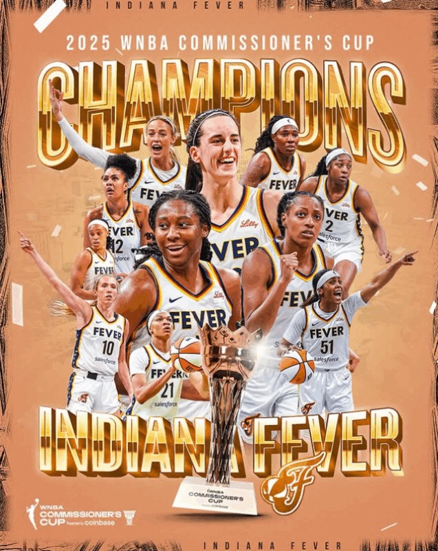Fever Stun Lynx Without Caitlin Clark to Win 2025 WNBA Commissioner’s Cup
