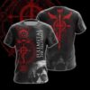 Fullmetal The Alchemist symbols Unisex 3D T-shirt