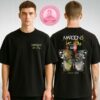 Maroon 5 Love Is Like US Fall Tour 2025 Poster – Butterfly Flame Artwork with Claire Rosinkranz – Full American Tour Dates Two Sides Unisex T-Shirt
