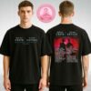 Smith Kotzen Tour 2026 Poster For Black Light White Noise Featuring Full Europe Dates And Red Neon Rock Duo Artwork Two Sides Unisex T-Shirt