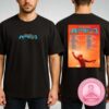 Steve Aoki Hiroquest 3 Summer Tour Poster With Red Stage Lights In Las Vegas Rome Ibiza And More Cities Worldwide 2025 Two Sides Unisex T-Shirt