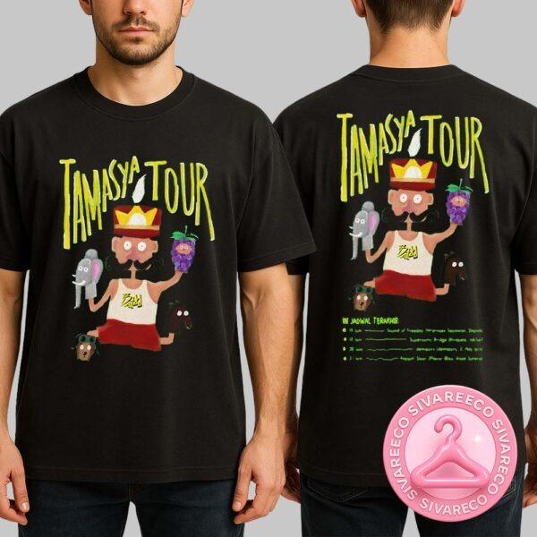 Tamasya Tour 2025 Poster Featuring Jadwal Terakhir With Colorful Puppet Artwork At Depok Jaksel Alam Sutera Two Sides Unisex T-Shirt