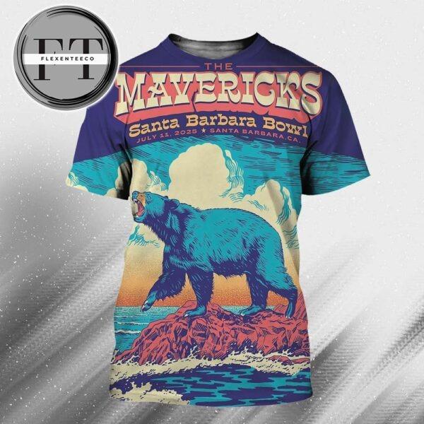 The Mavericks At Santa Barbara Bowl In Santa Barbara CA On July 11 2025 All Over Print Shirt The Mavericks At Santa Barbara Bowl In Santa Barbara CA On July 11 2025 All Over Print Shirt
