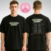 The Weeknd After Hours Til Dawn Tour Setlist Poster At Levi’s Stadium In Santa Clara California Featuring 42 Songs From Show 19 Two Sides Unisex T-Shirt