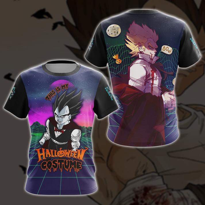 This is my Halloween Costume Vegeta Dragon Ball All Over Print T-shirt