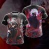 Tokyo Ghoul - Kaneki Ken Unisex 3D T-shirt