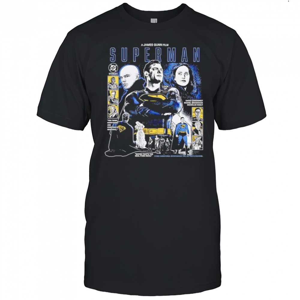 A James Gunn Film Superman 2025 graphic retro shirt
