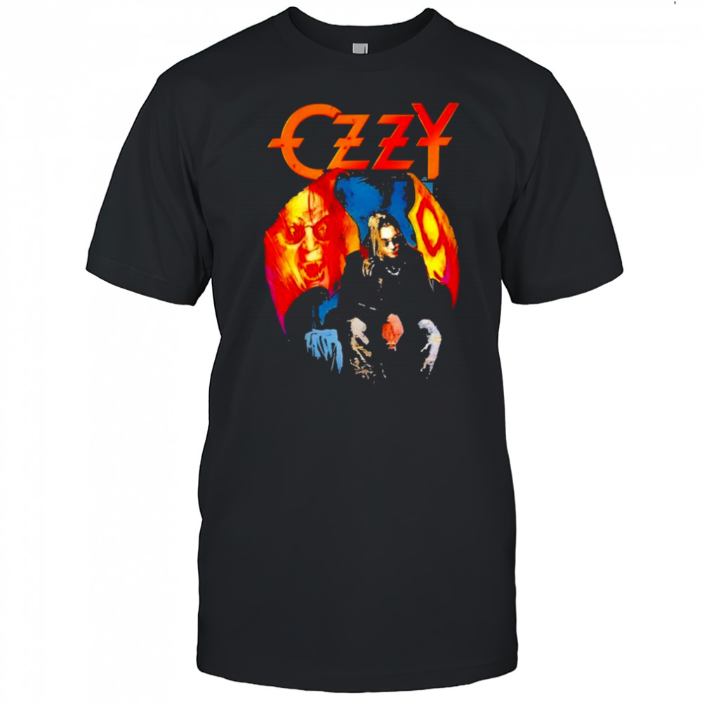 Alice Cooper Wearing Ozzy Osbourne Patient No 9 Wings T shirts