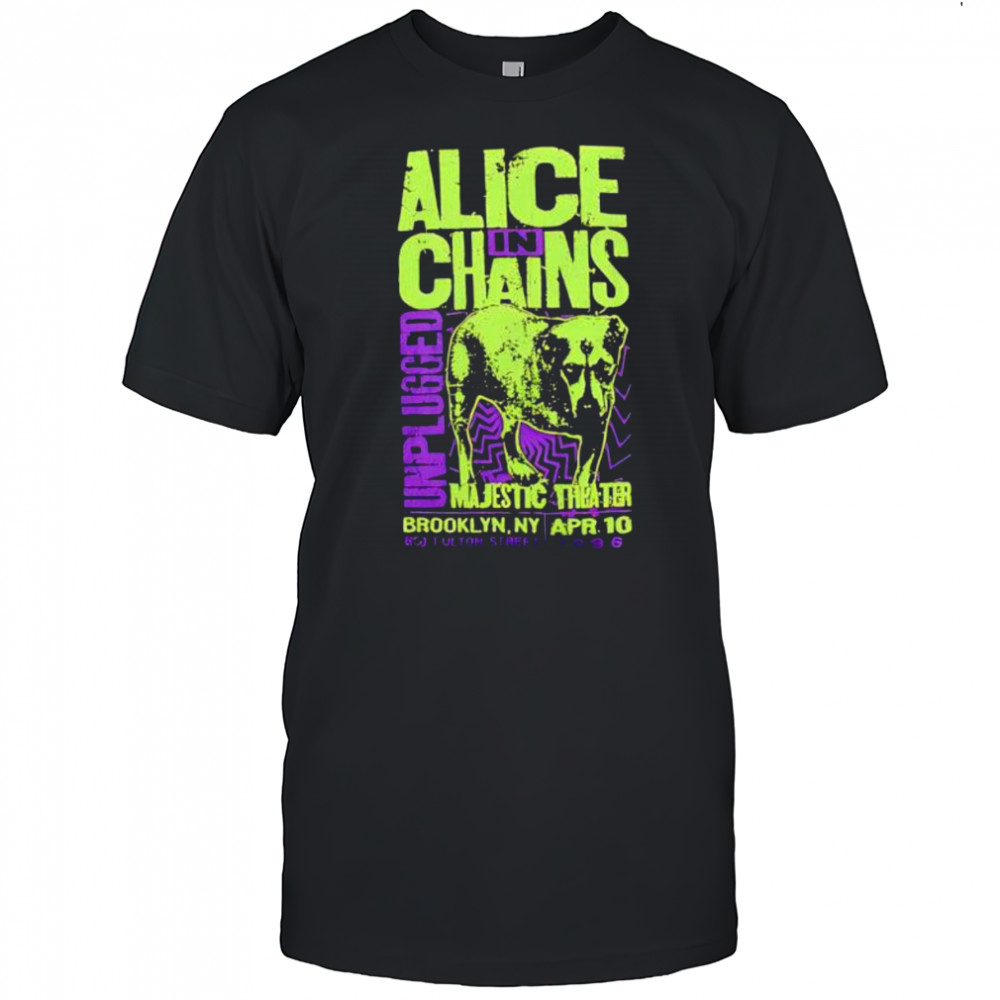 Alice in chains unplugged dog retro shirt