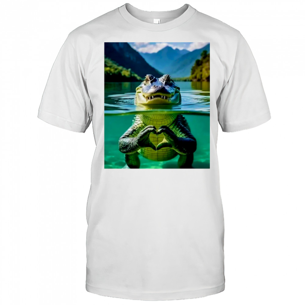 Alligator Alcatraz heart shirt