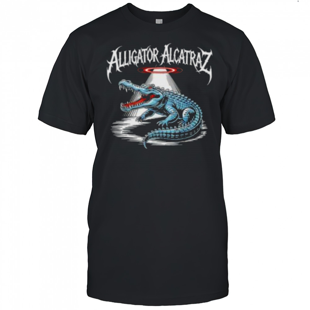 Alligator Alcatraz helicopter light shirt