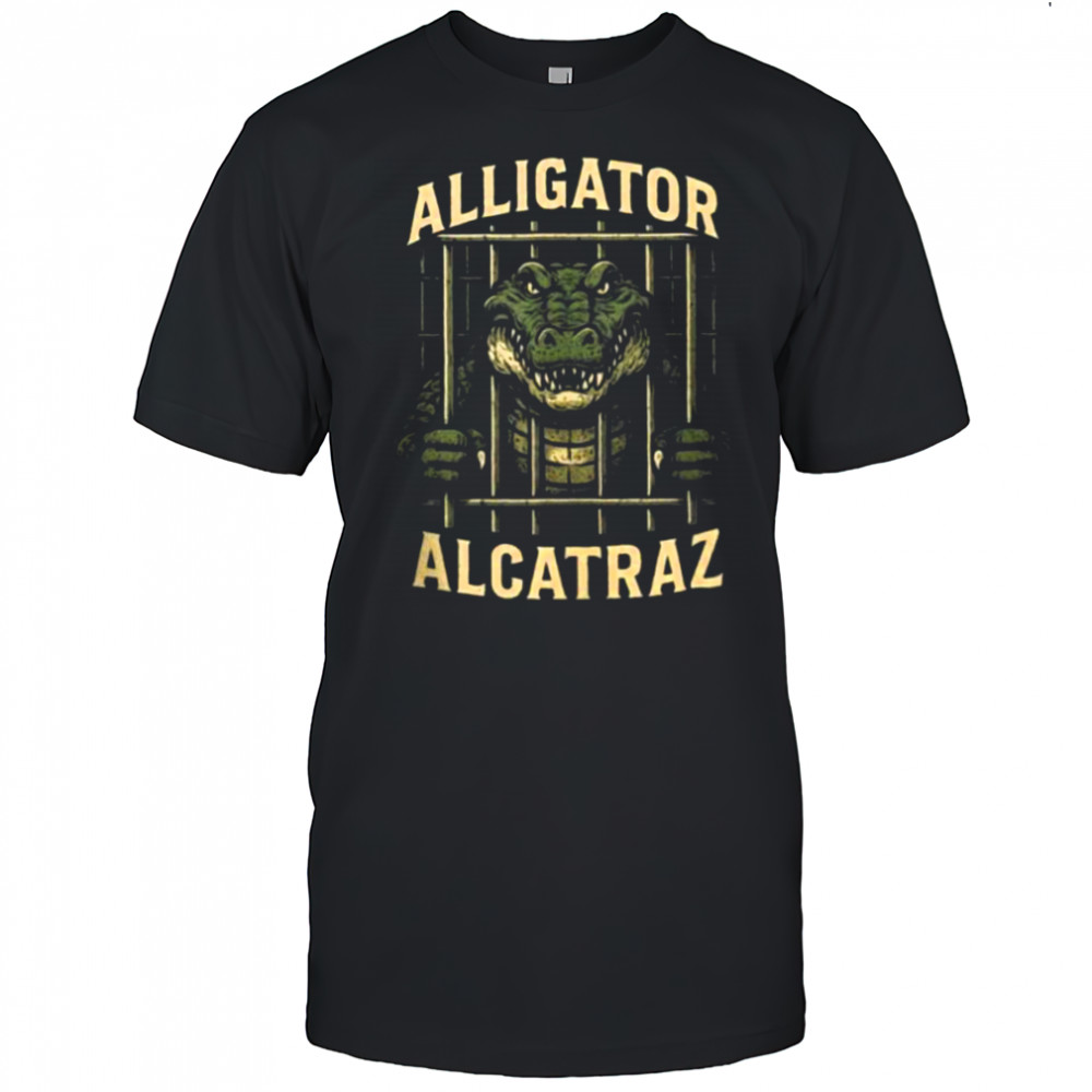 Alligator Alcatraz Locked Up Swamp Parody Design Shirt
