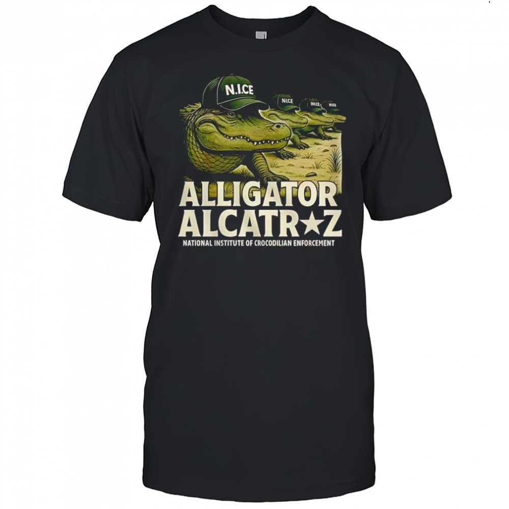 Alligator Alcatraz National institute of crocodilian enforcement shirt