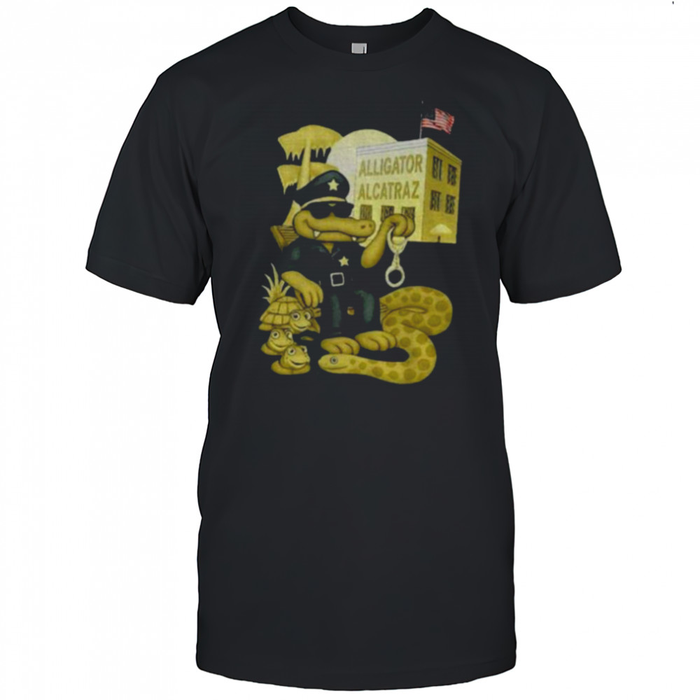 Alligator Alcatraz Welcome To America Bitches shirt