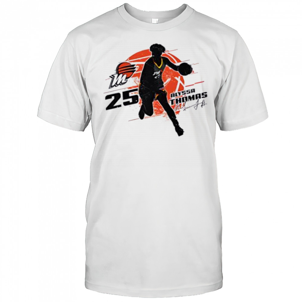 Alyssa thomas phoenix mercury silhouette shirt
