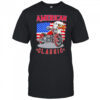American Classic Moto Eagle American flag retro shirt