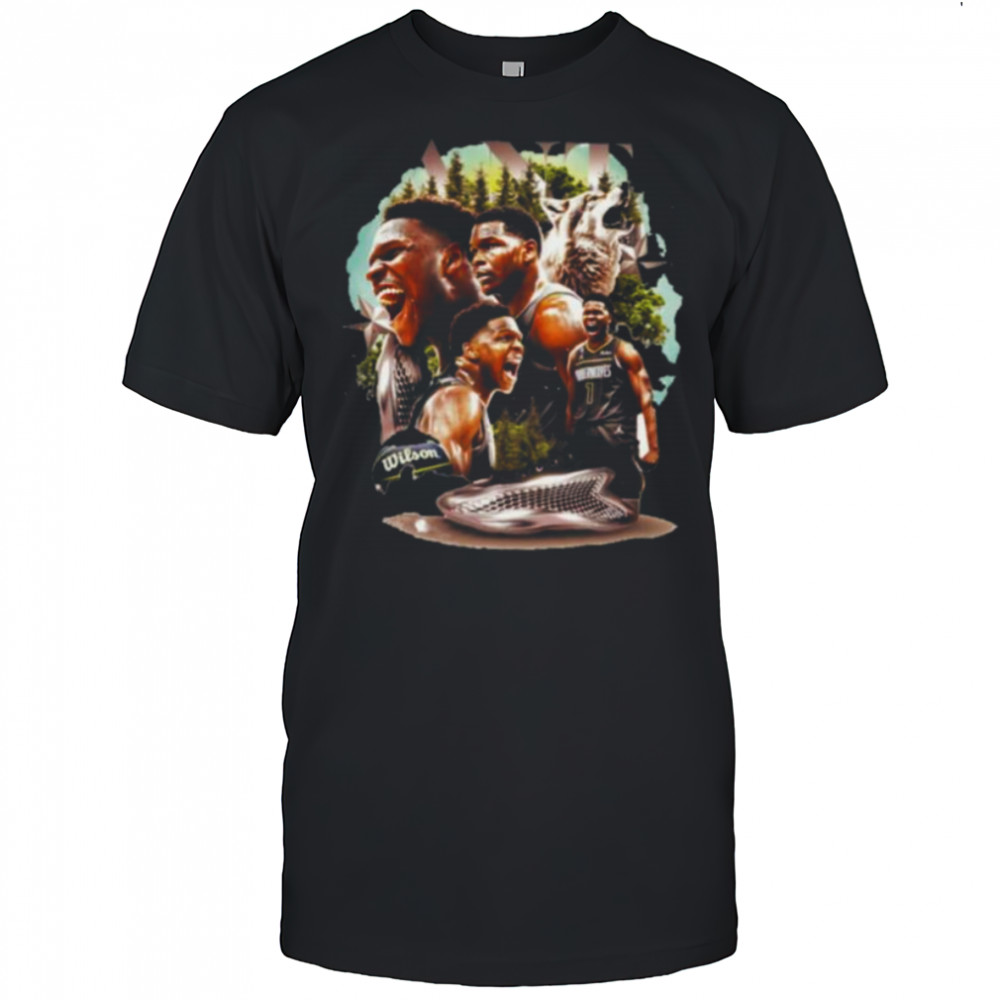 Anthony Edwards Minnesota Timberwolves basketball 2025 NBA shirt
