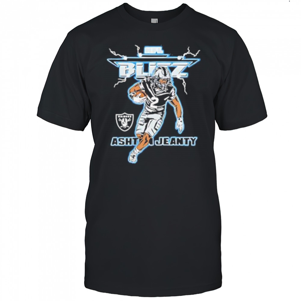 Ashton jeanty NFL blitz las vegas raiders shirt