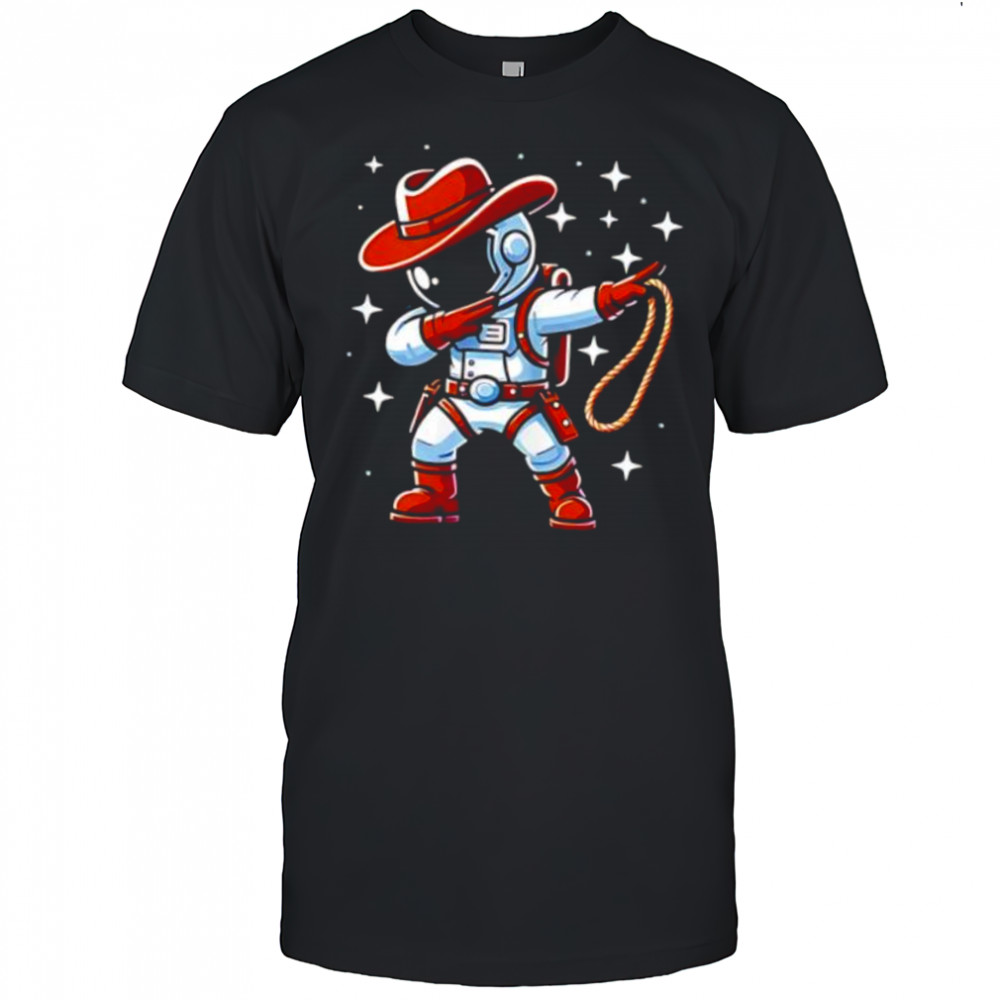 Astronaut cowboy shirt