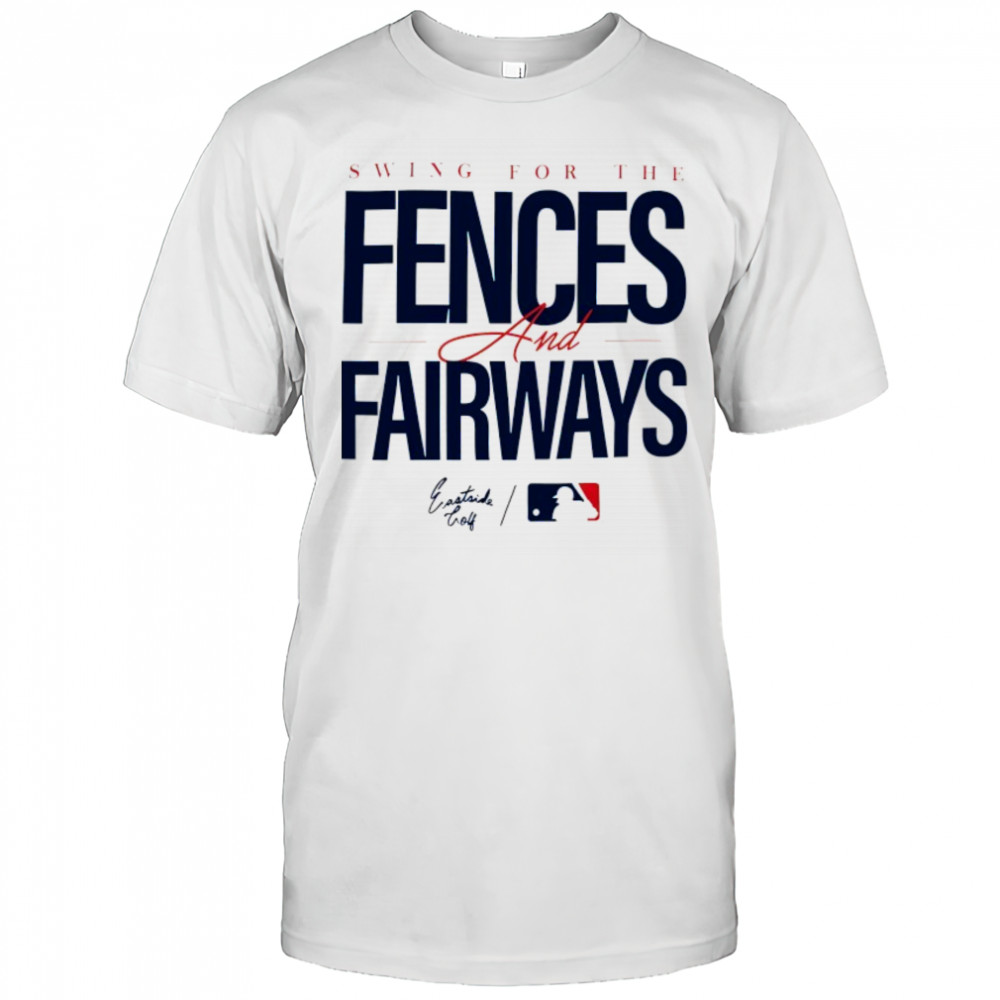 Atlanta Braves Eastside Golf 2025 MLB Swing for the Fences and Fairways shirt