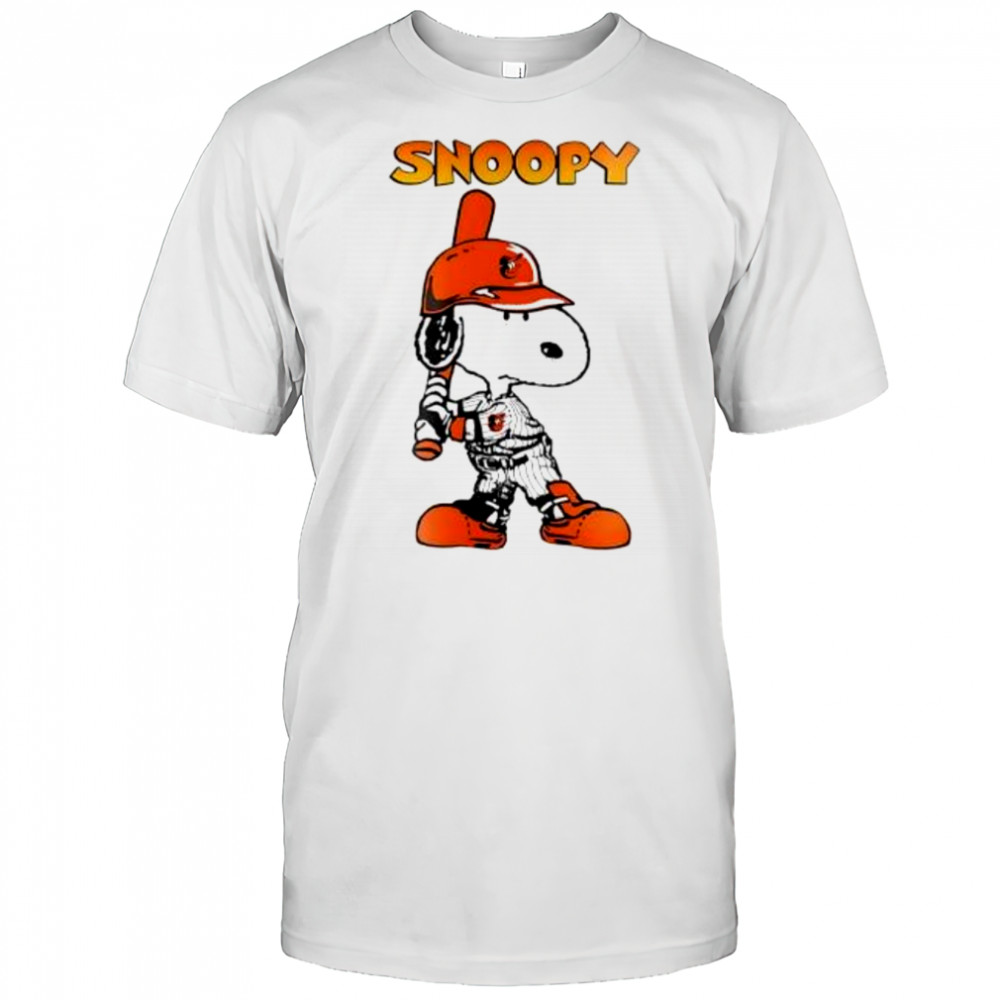 Baltimore Orioles Snoopy player shirt