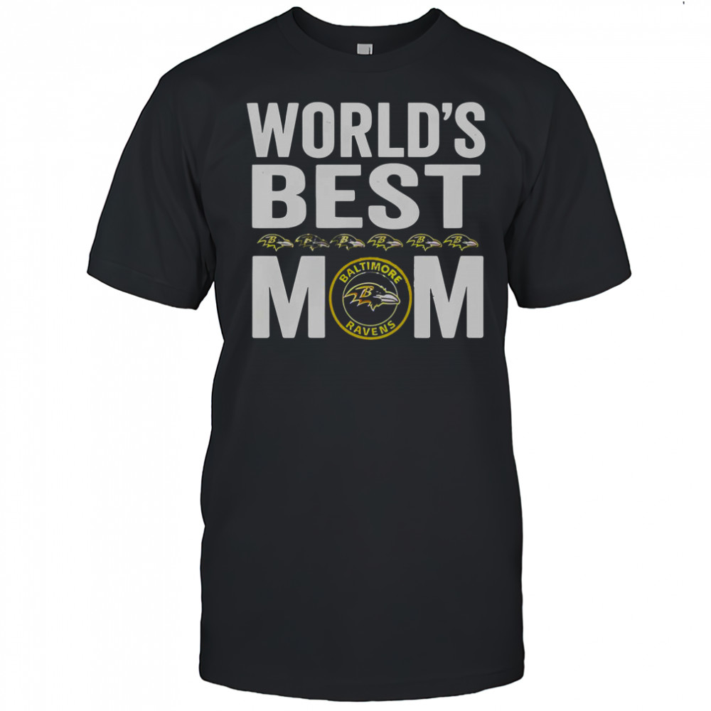 Baltimore Ravens Worlds Best Mom T-Shirt