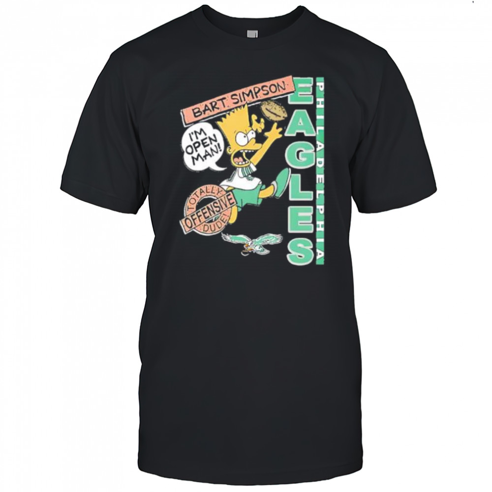 Bart Simpson Eagles NFL shirt