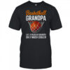 Basketball Grandpa Cool Guy Hoops Baller Court Sport Dad Shirt