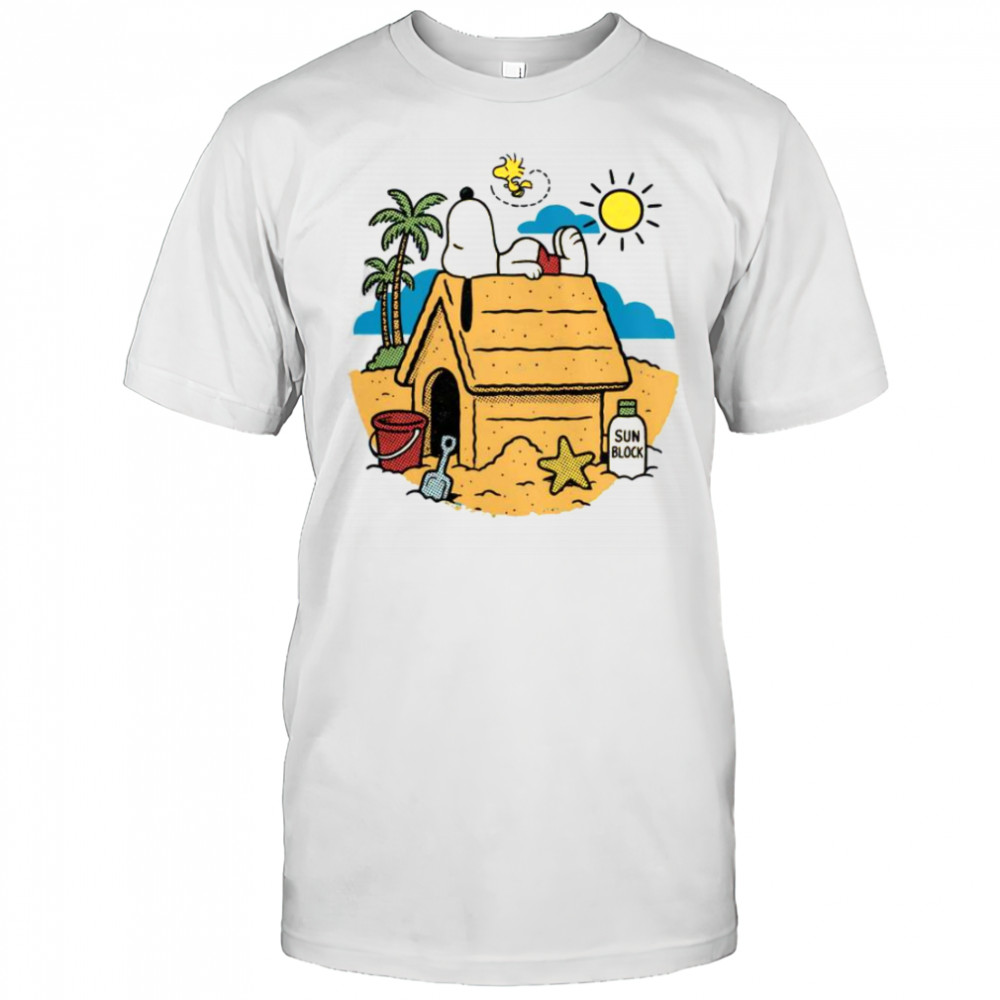 Beach Mode Activated Snoopy Woodstock T-Shirt