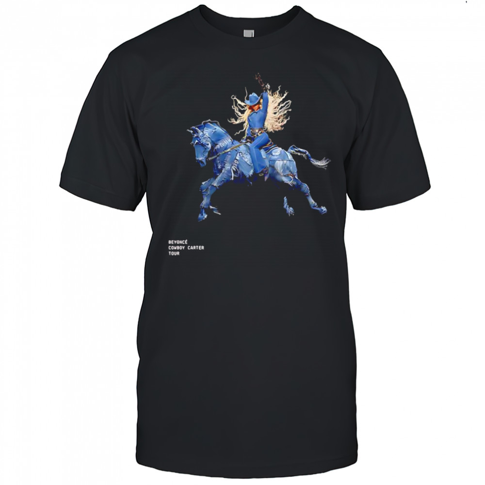 Beyoncé Denim Horse graphic shirt