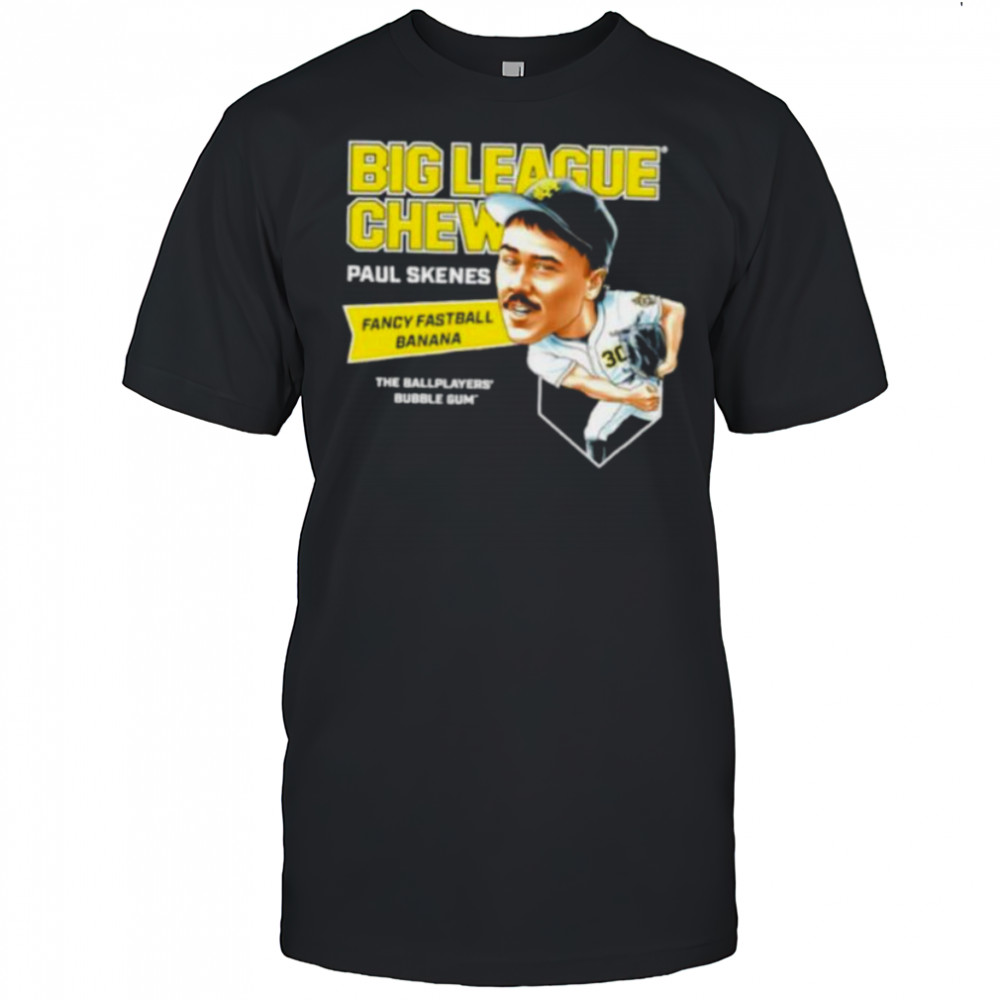 Big League Chew Paul Skenes Fancy Fastball Banana The Ballplayers Bubble Gum shirt