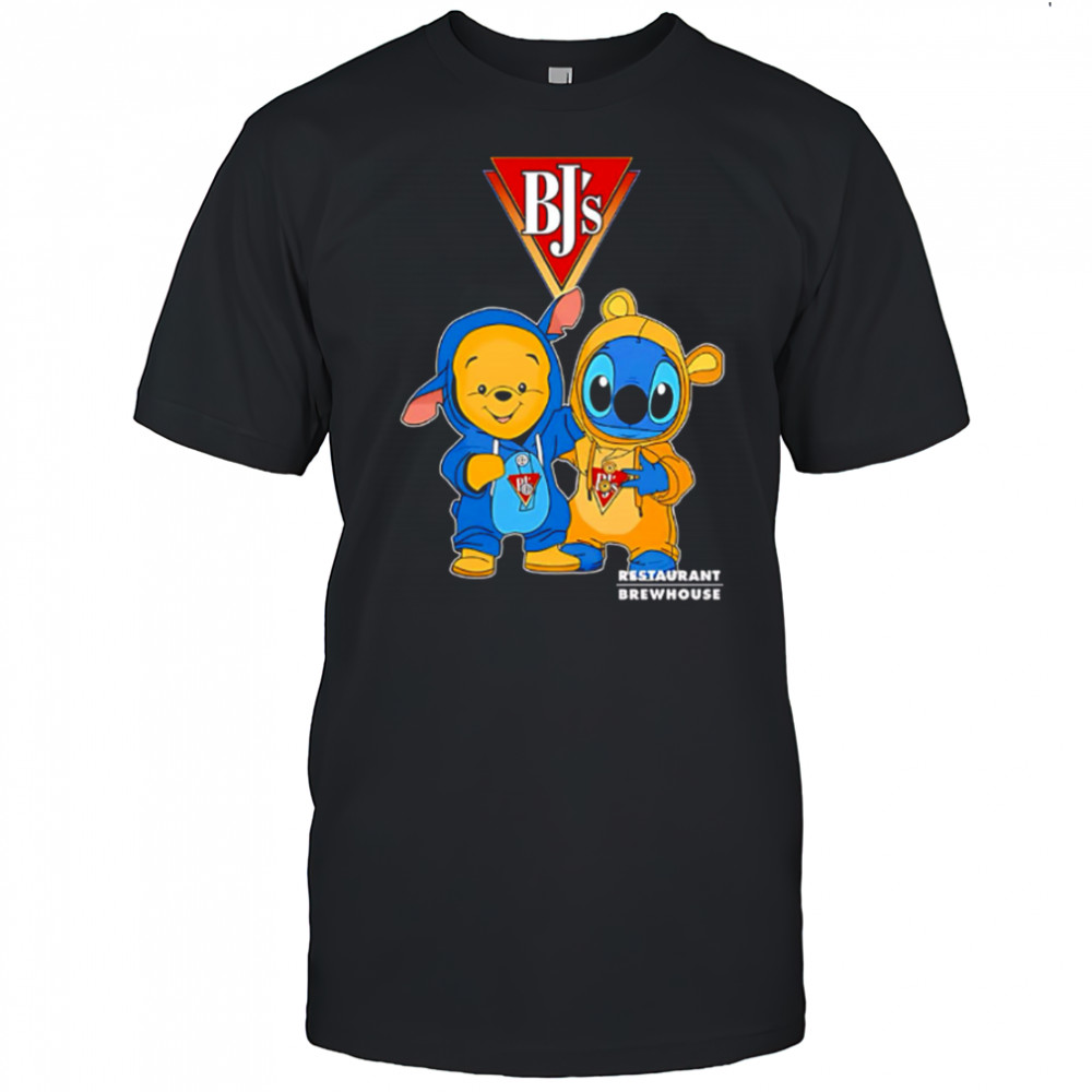 Bj’s restaurants pooh and stitch friends shirt