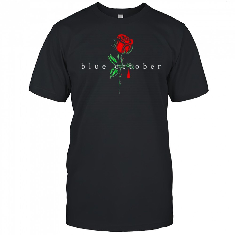 Blue October Rose T-shirt