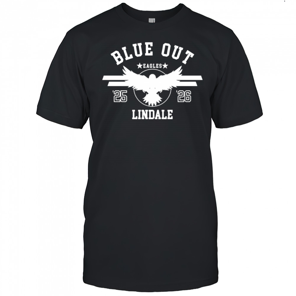 Blue out Eagles Lindale shirt