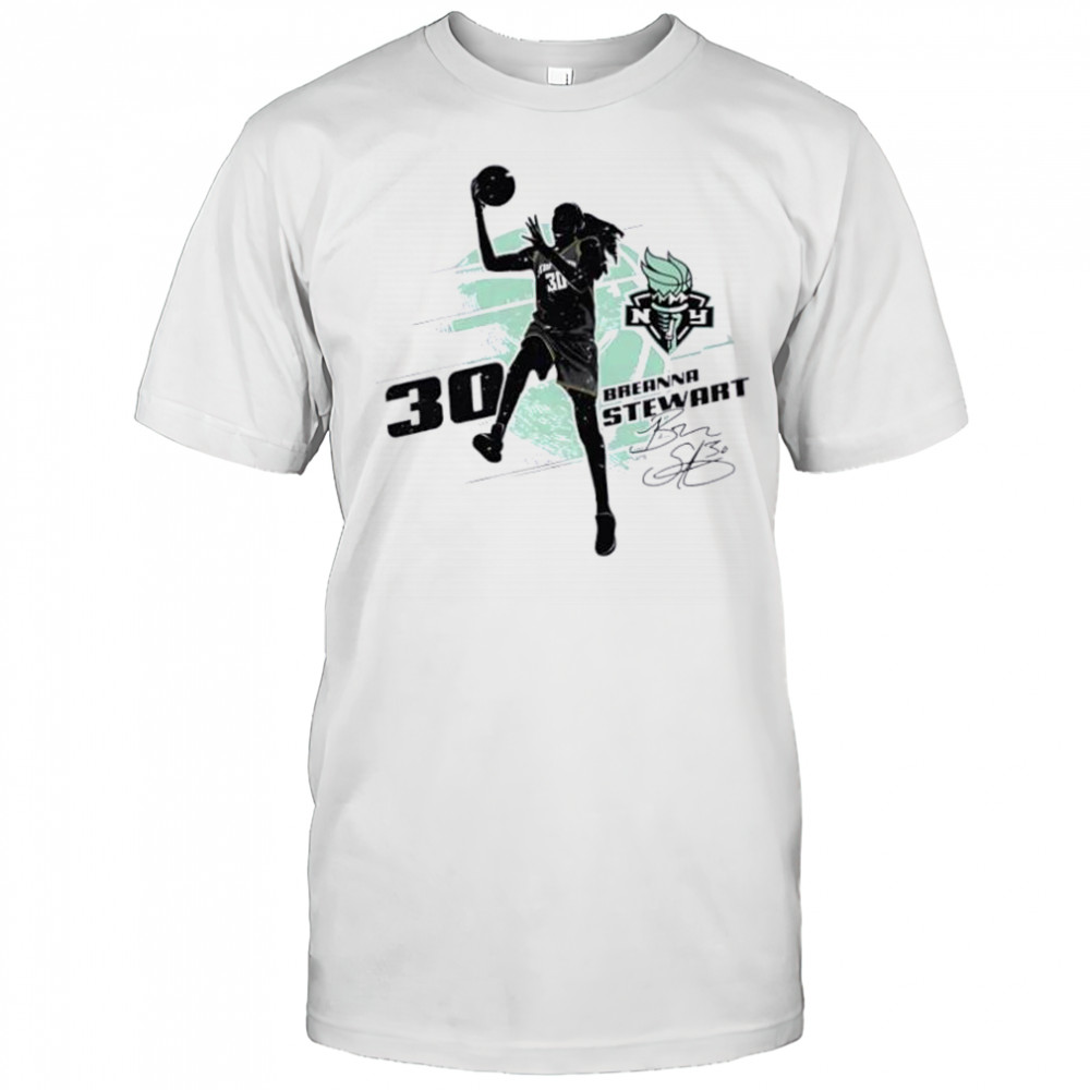 Breanna stewart new york liberty silhouette shirt