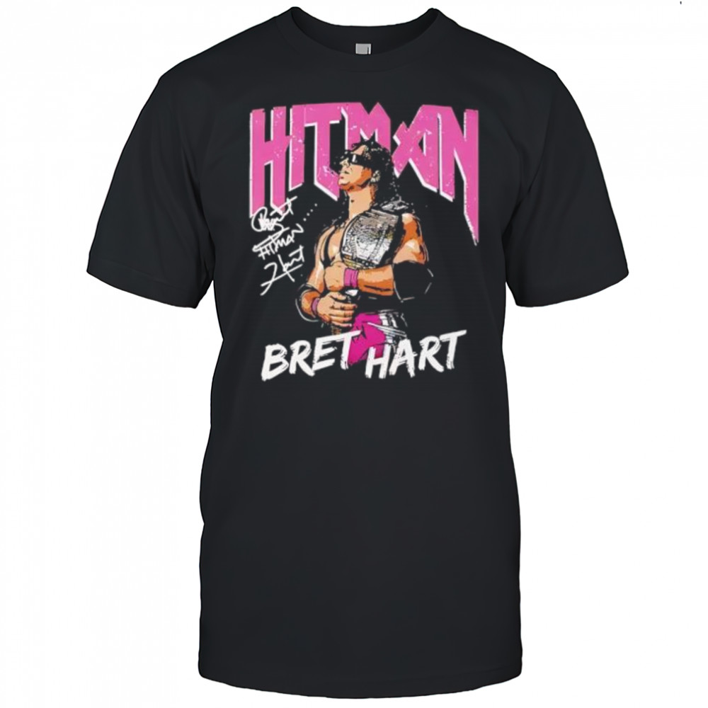 Bret Hart Hitman Signature shirt