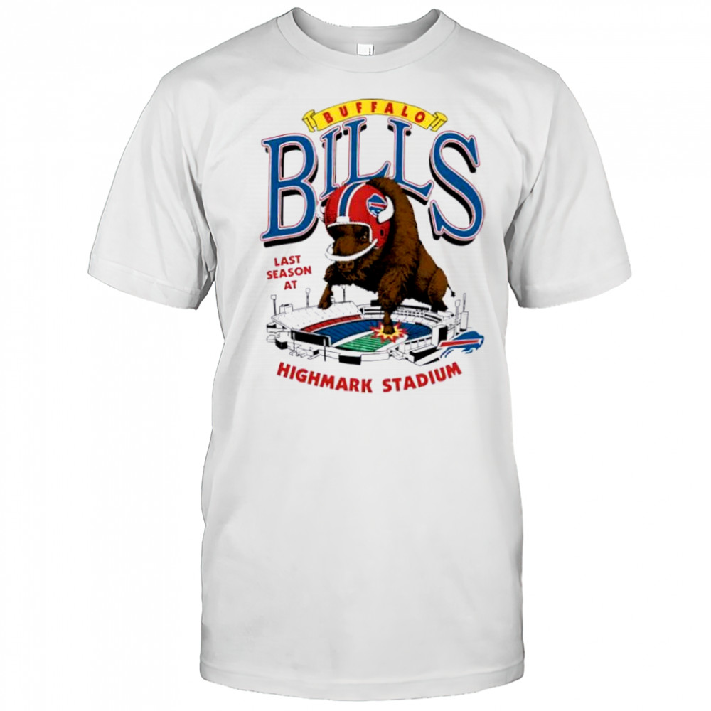 Buffalo Bills Homage Highmark Stadium Farewell Season Schedule mascot shirt