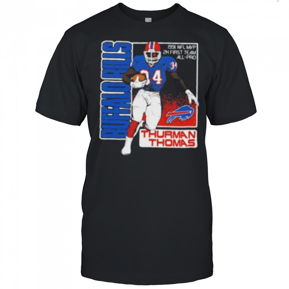 Buffalo Bills Thurman Thomas 1991 NFL MVP 2x first team All Pro Shirt