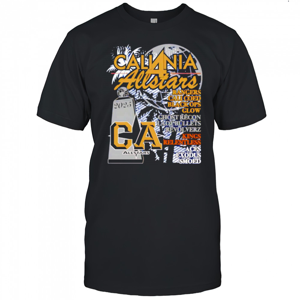 CALI4NIA Allstars 2025 World Champions shirt