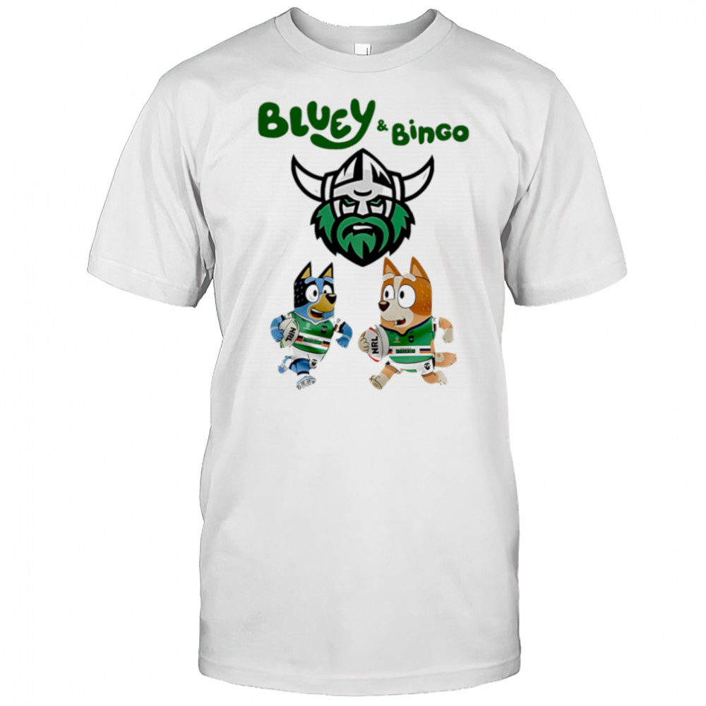Canberra Raiders Bluey And Bingo shirt