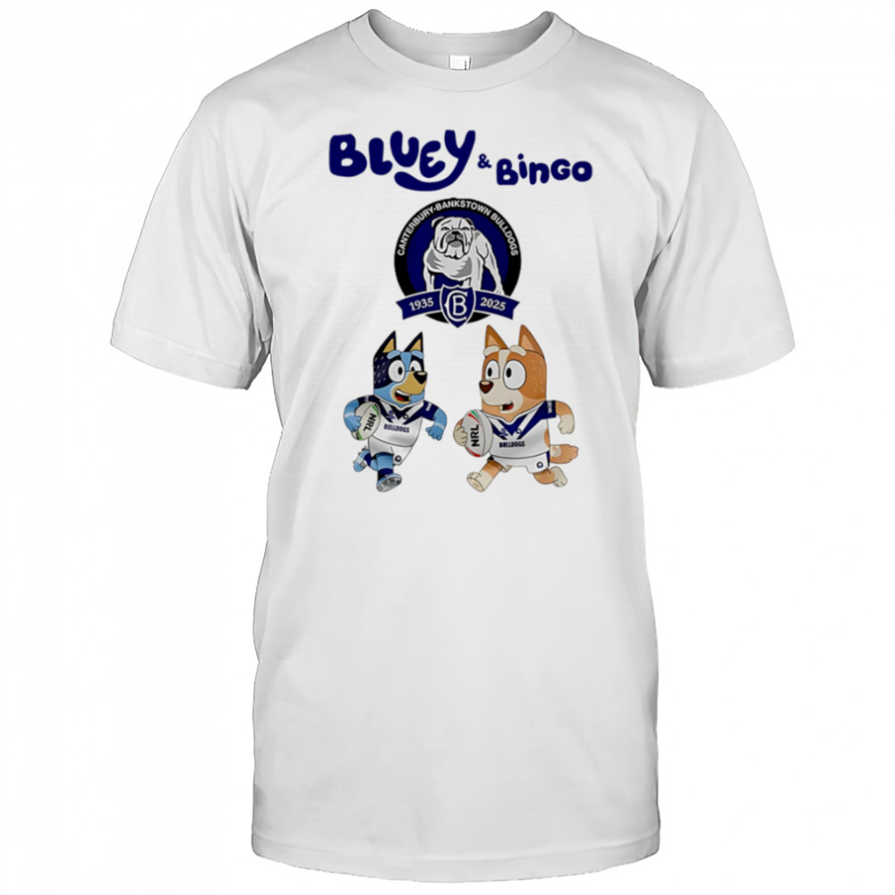 Canterbury Bulldogs Bluey And Bingo shirt