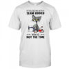 Cat If you see me with a seam ripper now is not the time shirt