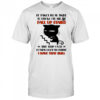 Cat it takes real skill to choke on air fall up stairs shirt