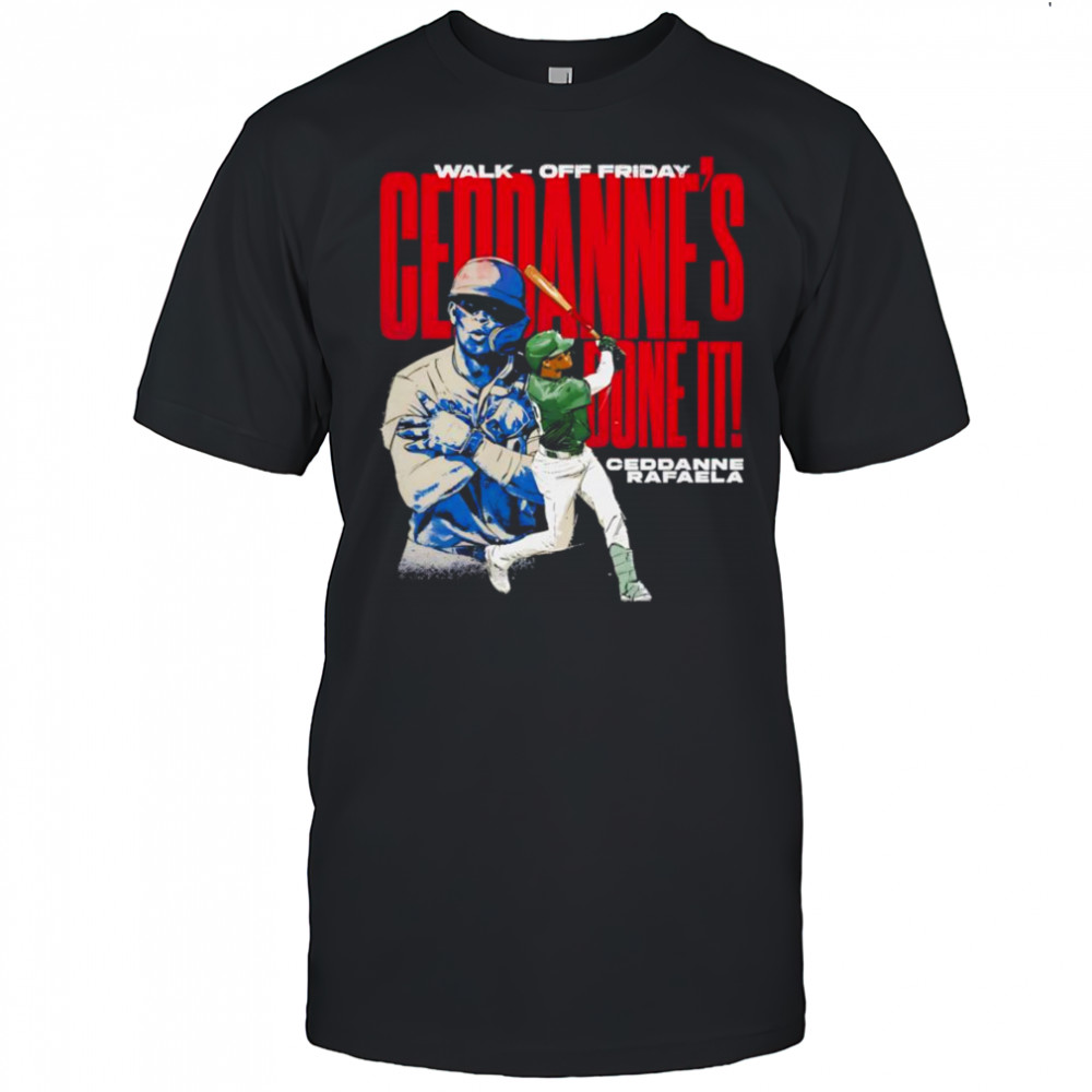 Ceddanne Rafaela Boston walk off shirt