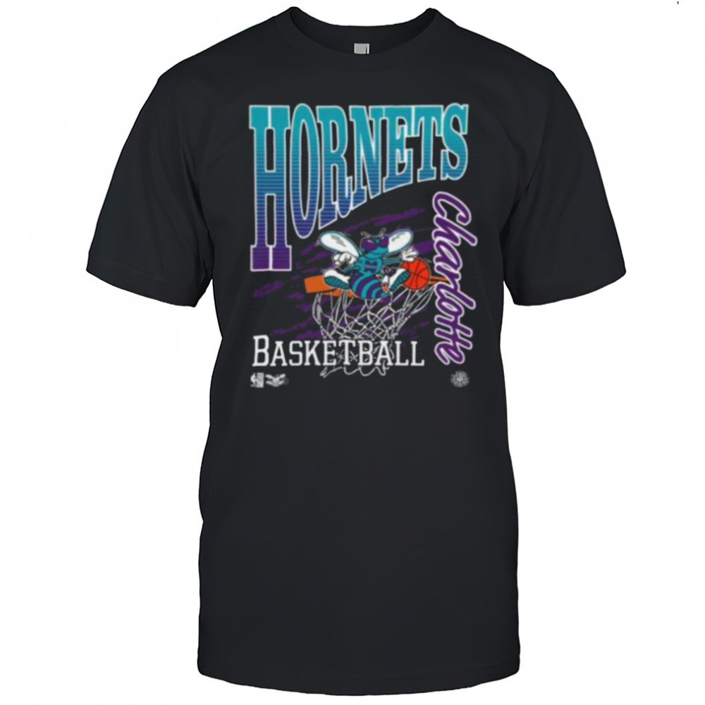 Charlotte Hornets Mitchell & Ness NBA Basketed Vintage Shirt
